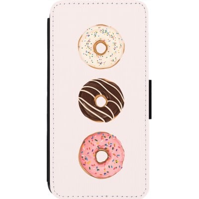 Coque iPhone 13 Pro Max - Wallet noir Spring 23 donuts