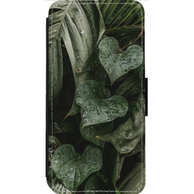 Coque iPhone 13 Pro Max - Wallet noir Spring 23 fresh plants