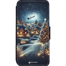 Coque iPhone 13 Pro Max - Wallet noir Noël 2023 Christmas is Coming