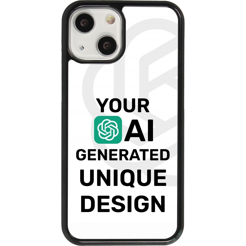 Coque iPhone 13 mini - 100% unique générée par intelligence artificielle (AI) avec vos idées