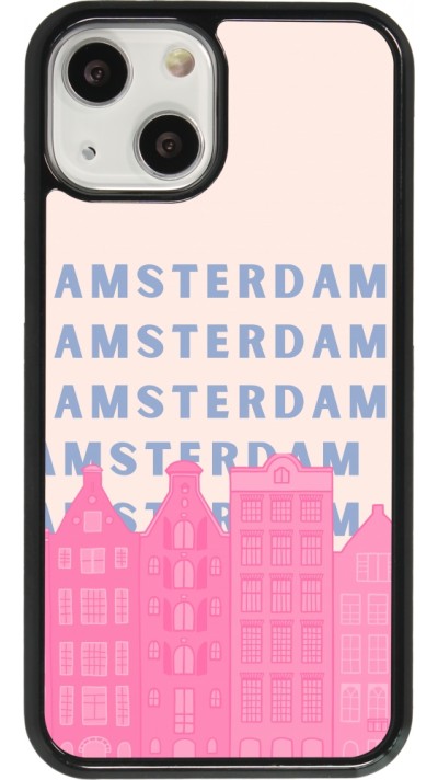 Coque iPhone 13 mini - Amsterdam Pink Print