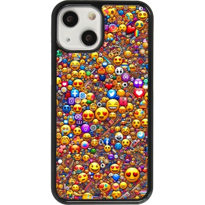 Coque iPhone 13 mini - Emoji mixed