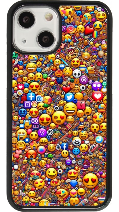 Coque iPhone 13 mini - Emoji mixed