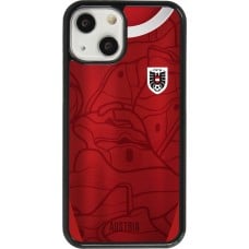 Coque iPhone 13 mini - Maillot de football Autriche personnalisable