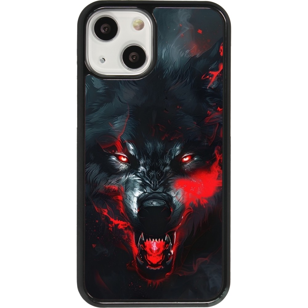 Coque iPhone 13 mini - Halloween 2024 mad werewolf