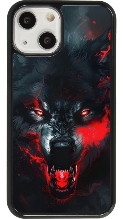 Coque iPhone 13 mini - Halloween 2024 mad werewolf