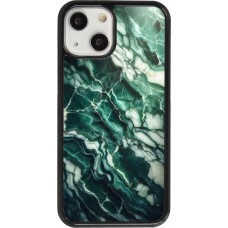 Coque iPhone 13 mini - Marbre vert majestueux