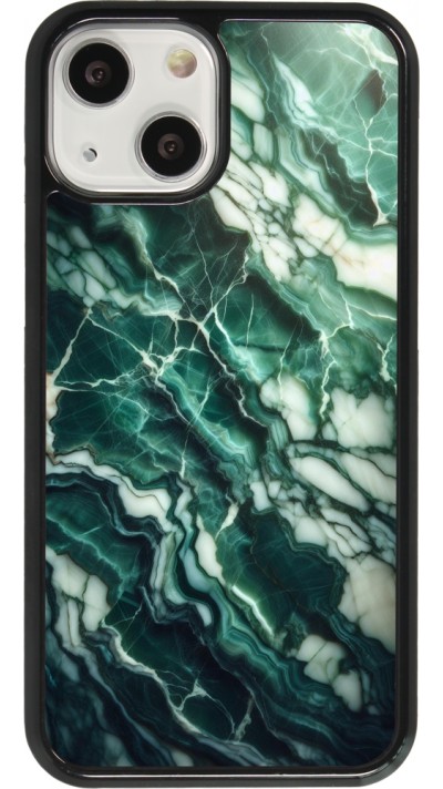 Coque iPhone 13 mini - Marbre vert majestueux