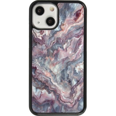 Coque iPhone 13 mini - Marbre violette argentée