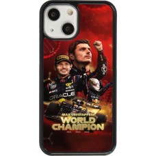 Coque iPhone 13 mini - Max Verstappen Champion 2023