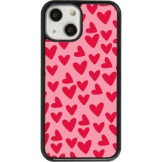 Coque iPhone 13 mini - Mom 2024 petits coeurs