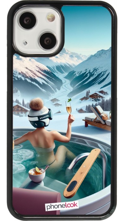 Coque iPhone 13 mini - Montagne Glamour Jacuzzi