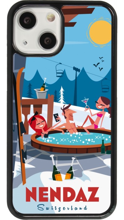 Coque iPhone 13 mini - Nendaz Mountain Jacuzzi