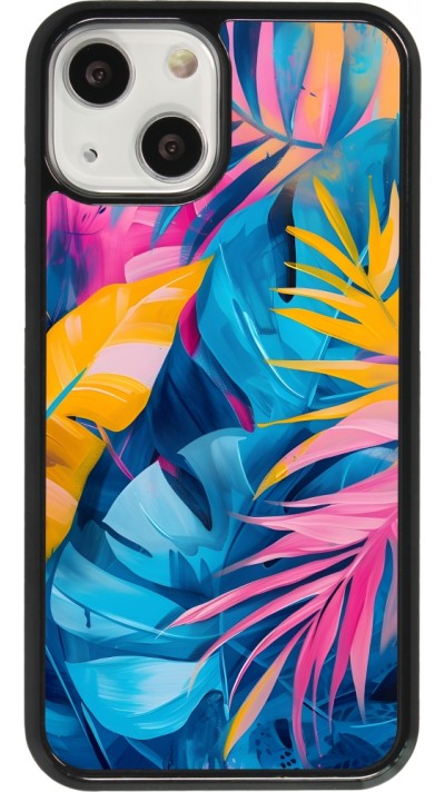 Coque iPhone 13 mini - Palms Blue