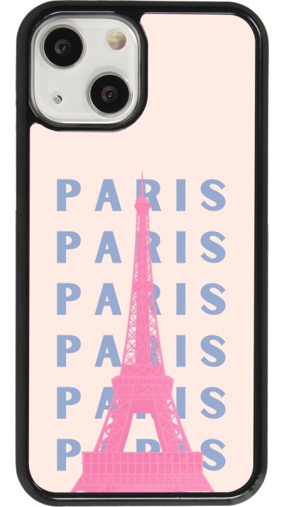 Coque iPhone 13 mini - Paris Pink Print