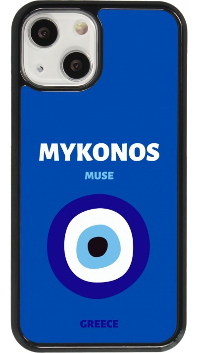 Coque iPhone 13 mini - Pop Summer Destination Mykonos