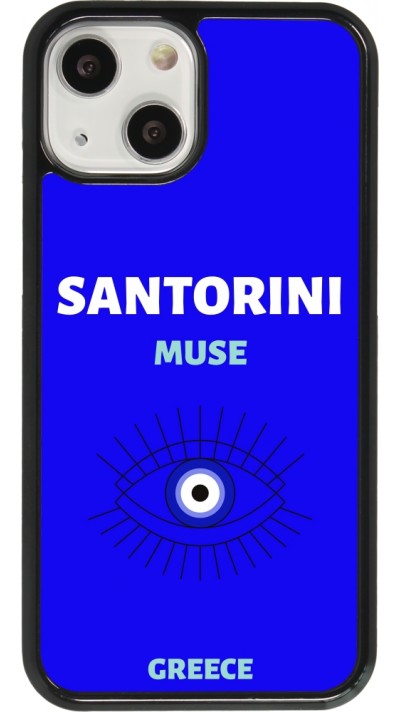 Coque iPhone 13 mini - Pop Summer Destination Santorini