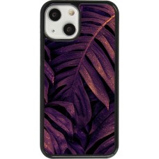 iPhone 13 mini Case Hülle - Purple Light Leaves