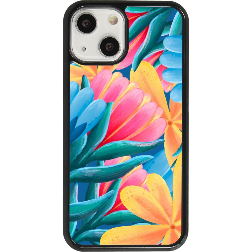 Coque iPhone 13 mini - Spring 23 colorful flowers