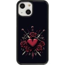 Coque iPhone 13 mini - Valentine 2024 gothic love