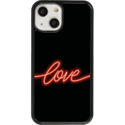 Coque iPhone 13 mini - Valentine 2023 neon love