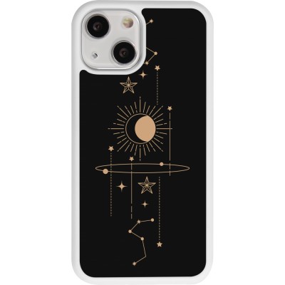 Coque iPhone 13 mini - Silicone rigide blanc Spring 23 astro