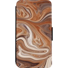 Coque iPhone 13 mini - Wallet noir Autumn 2024 marbe