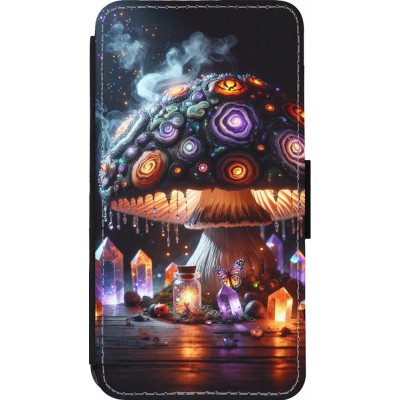 Coque iPhone 13 mini - Wallet noir Halloween Potion Magic