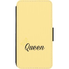 Coque iPhone 13 mini - Wallet noir Mom 2024 Queen