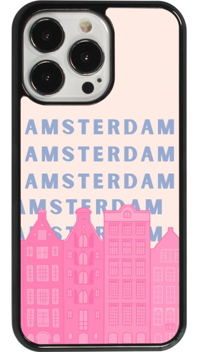 Coque iPhone 13 Pro - Amsterdam Pink Print