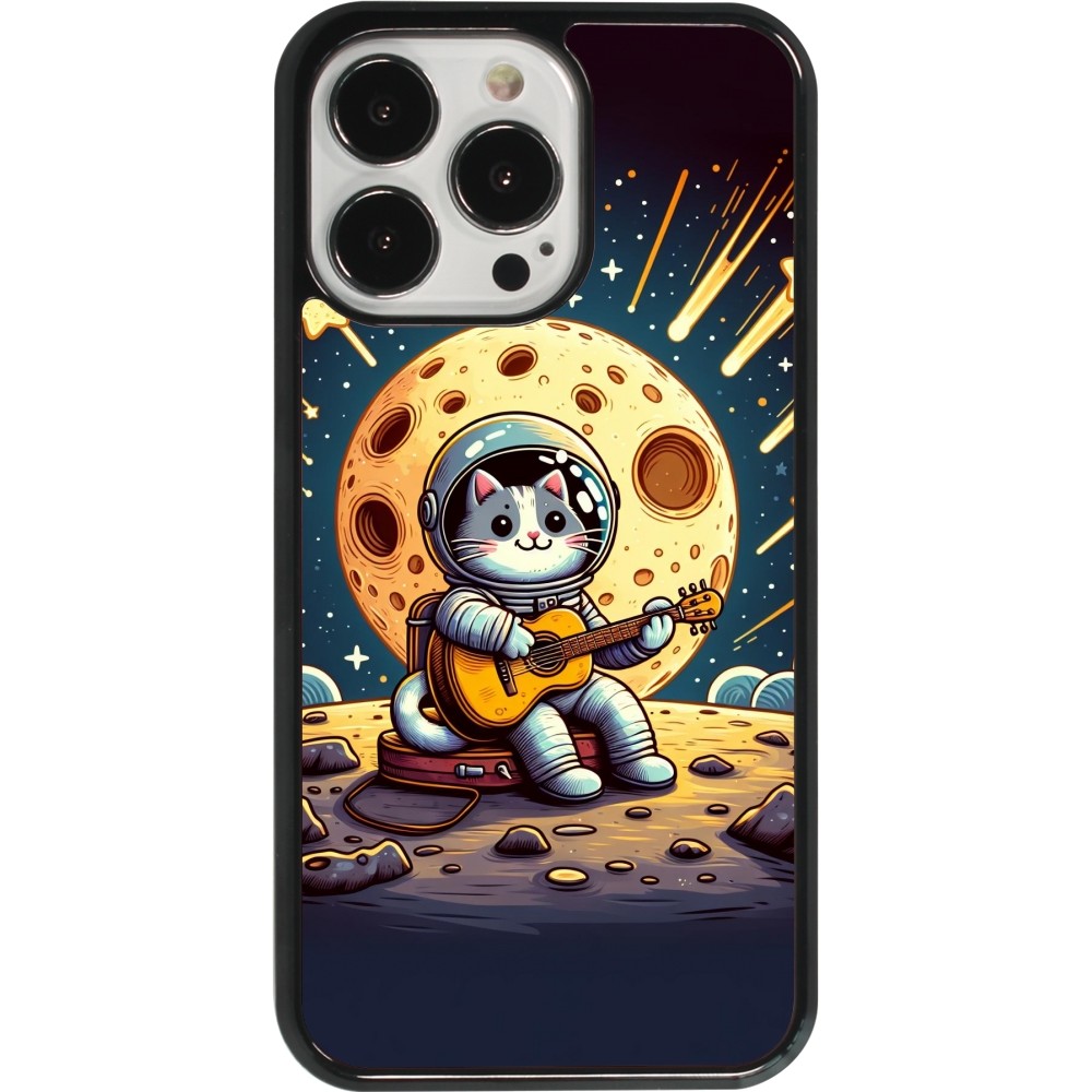 Coque iPhone 13 Pro - AstroCat RockLune