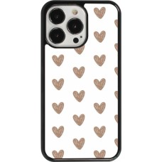 Coque iPhone 13 Pro - Autumn 2024 brown hearts