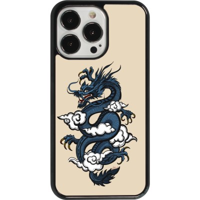 Coque iPhone 13 Pro - Blue Dragon Tattoo