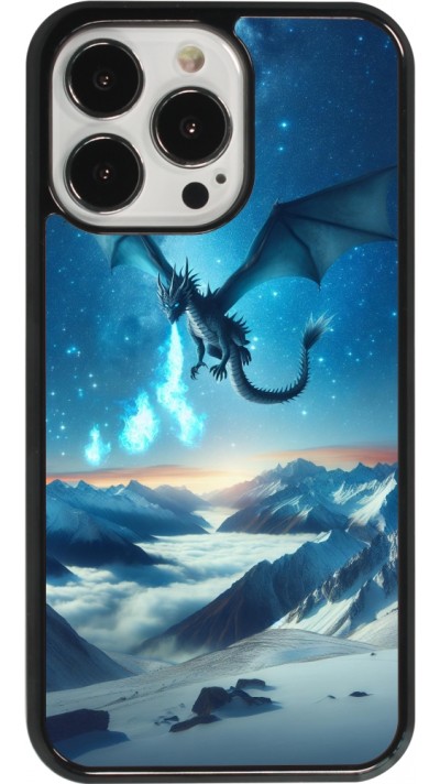 iPhone 13 Pro Case Hülle - Drache nächtliche Berg