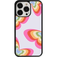 Coque iPhone 13 Pro - Easter 2024 rainbow butterflies