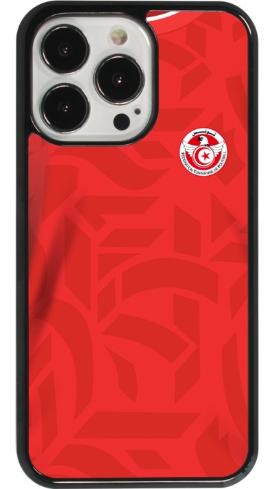 Coque iPhone 13 Pro - Maillot de football Tunisie 2022 personnalisable