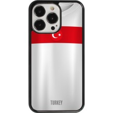 Coque iPhone 13 Pro - Maillot de football Turquie personnalisable