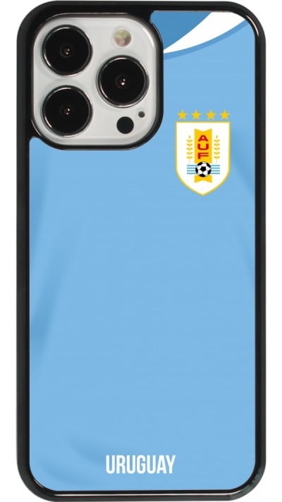 Coque iPhone 13 Pro - Maillot de football Uruguay 2022 personnalisable