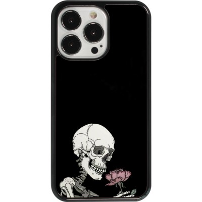 Coque iPhone 13 Pro - Halloween 2023 rose and skeleton