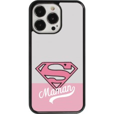 Coque iPhone 13 Pro - Mom 2024 Super hero maman