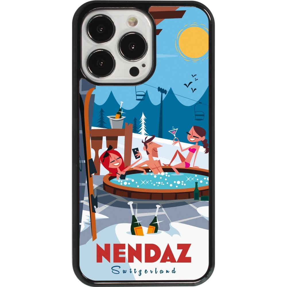 Coque iPhone 13 Pro - Nendaz Mountain Jacuzzi