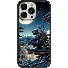 Coque iPhone 13 Pro - Ninja sous la lune