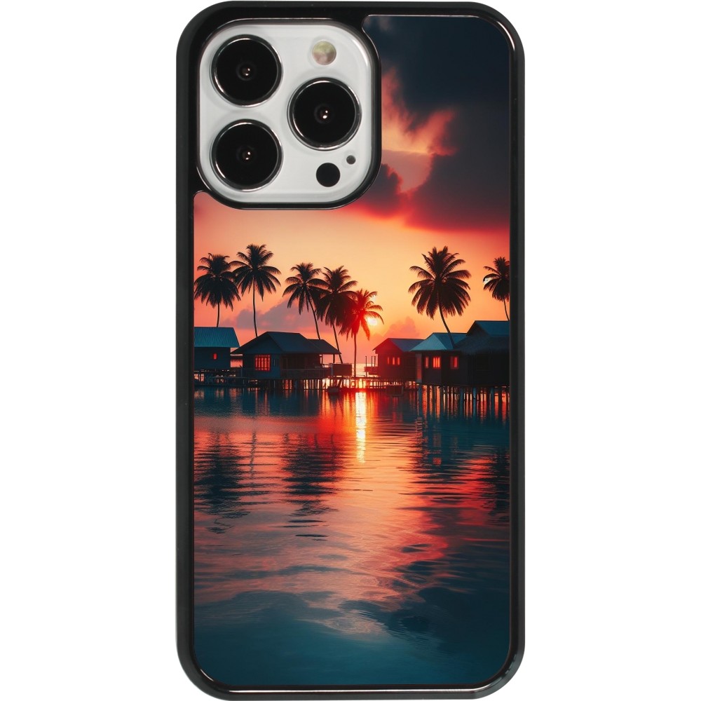 Coque iPhone 13 Pro - Paradis Maldives