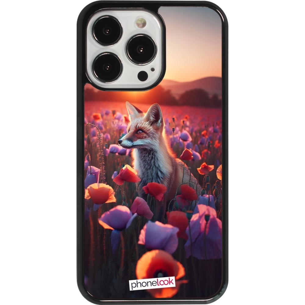 Coque iPhone 13 Pro - Renard pourpre au crépuscule