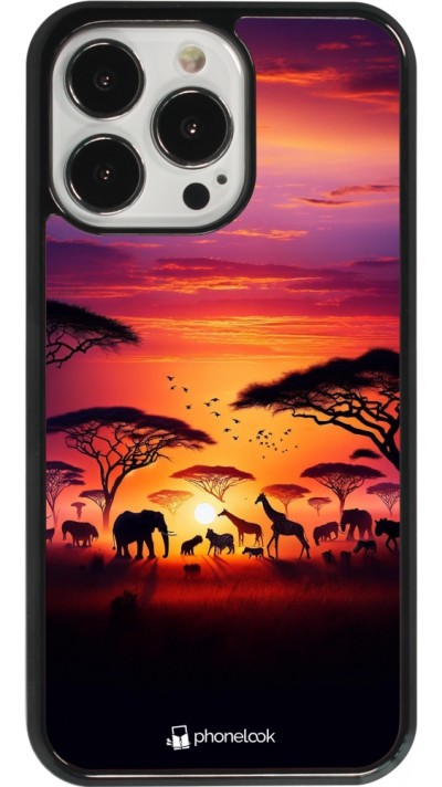 Coque iPhone 13 Pro - Safari sunset wildlife