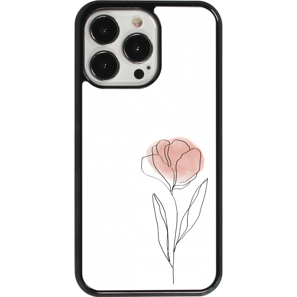 iPhone 13 Pro Case Hülle - Spring 23 minimalist flower