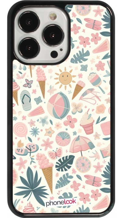 Coque iPhone 13 Pro - Summer Pink Pattern