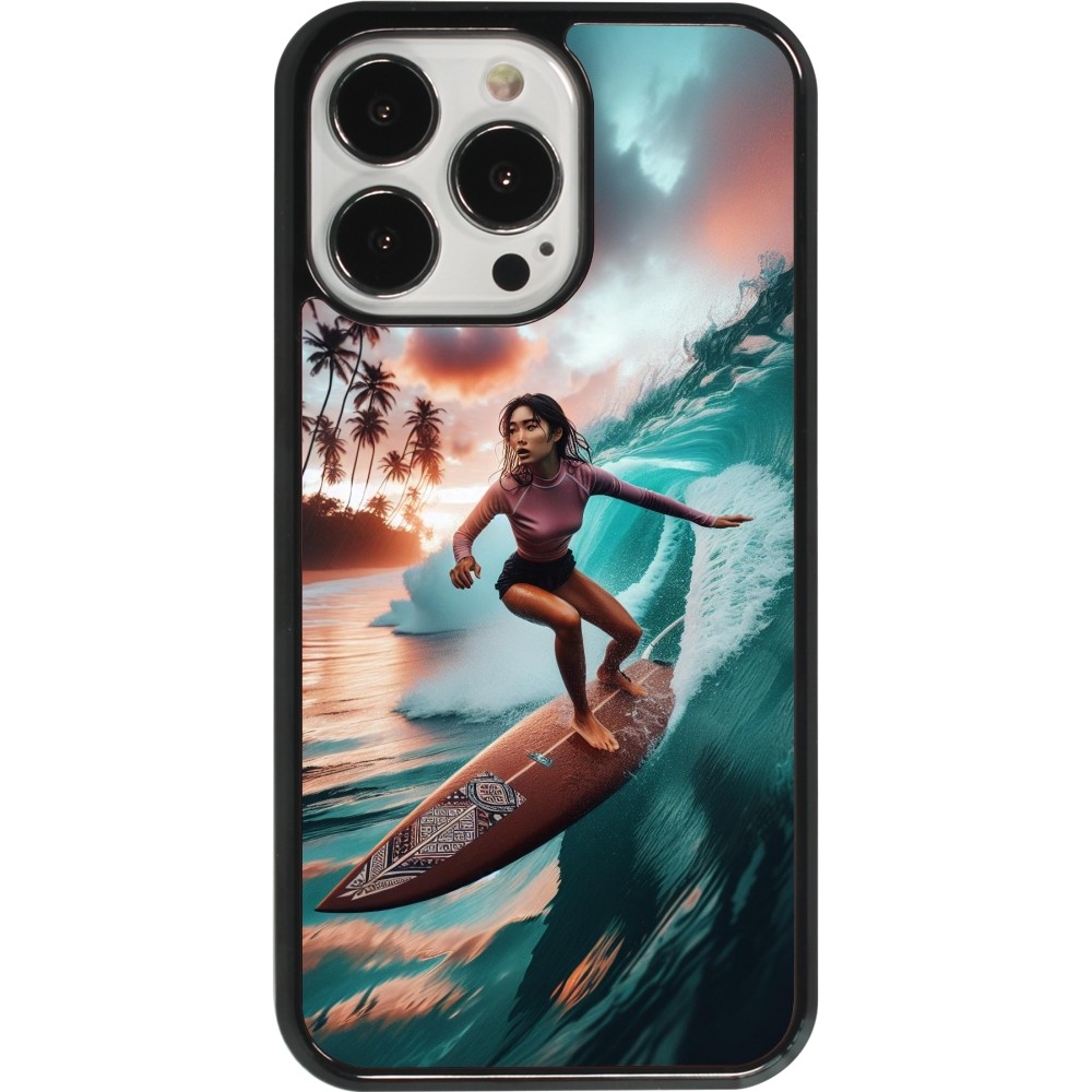 Coque iPhone 13 Pro - Surfeuse Balinaise