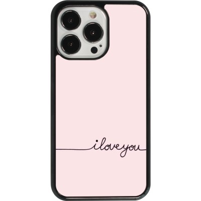 Coque iPhone 13 Pro - Valentine 2023 i love you writing