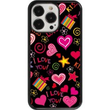 Coque iPhone 13 Pro - Valentine 2023 love symbols